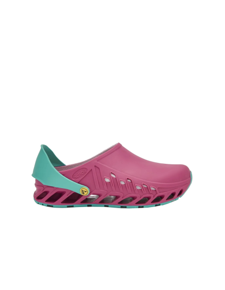 Zoccolo Sanitario Fucsia EVOFLEX con cinturino trasformabile | SCHOLL – ULTIMI PEZZI