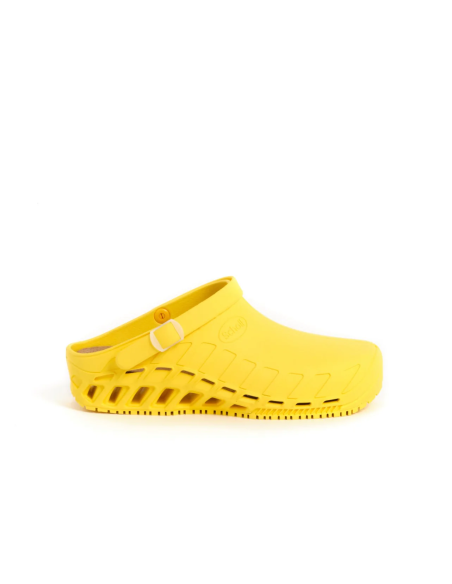 Zoccolo da Lavoro Sanitario Giallo CLOG EVO | SCHOLL