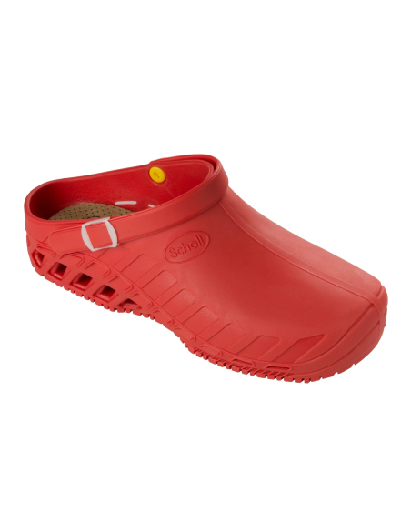 Zoccolo da Lavoro Sanitario Rosso CLOG EVO | SCHOLL