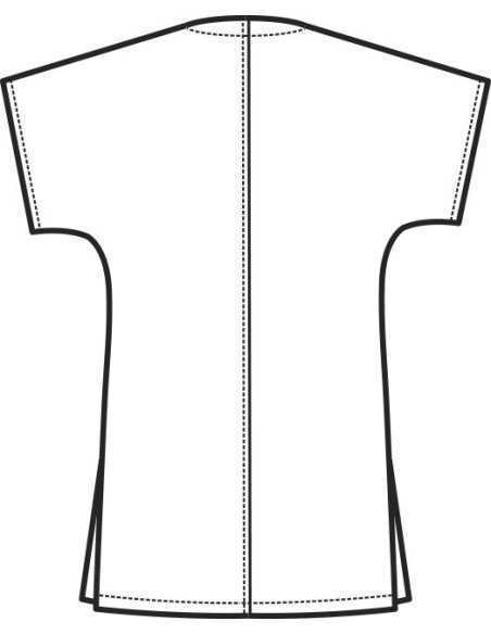 Casacca collo a V Verde 100% Cotone | ISACCO – ULTIMI PEZZI