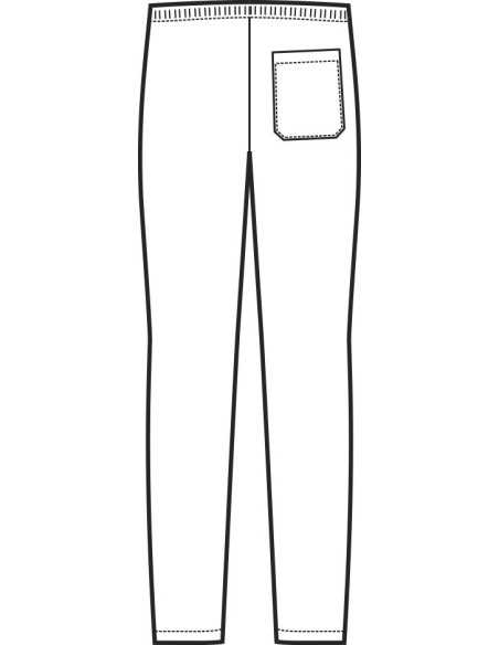 Pantalone da infermiere azzurro 100% Cotone | ISACCO – ULTIMI PEZZI