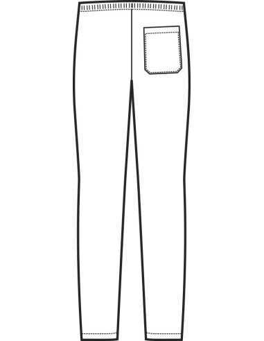 Pantalone da infermiere verde 100% Cotone |...