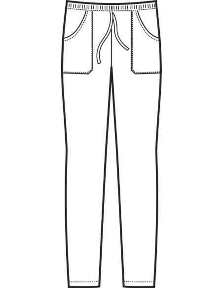 Pantalone da infermiere verde 100% Cotone | ISACCO – ULTIMI PEZZI