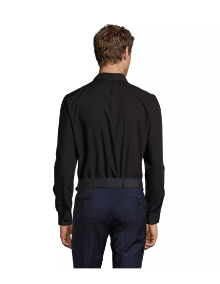 Camicia Nera da Cameriere con Taschino BALTIMORE | SOL'S