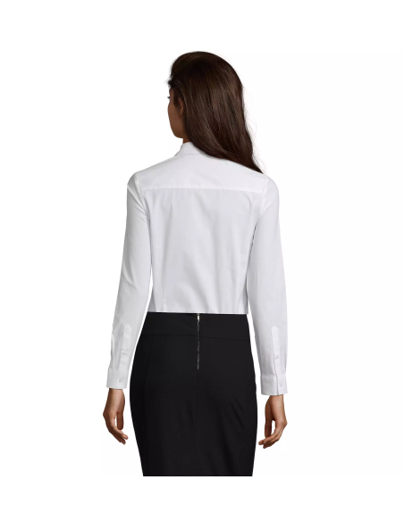 Camicia Bianca Donna Stretch Senza Taschino Modello BLAKE WOMAN | SOL’S – Elegante e Comoda per Cameriere