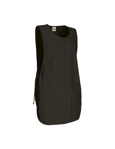 Grembiule a Poncho Nero con Tasca modello PINTXO | VALENTO - Divisa da Lavoro per Ristorazione, Estetista, Pulizie