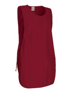Grembiule a Poncho Rosso con Tasca modello PINTXO |...