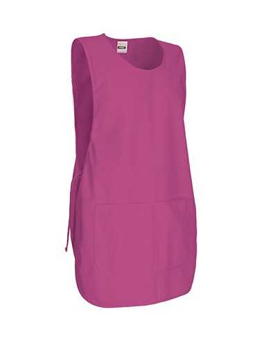 Grembiule a Poncho Fucsia con Tasca modello PINTXO | VALENTO - Divisa da Lavoro per Ristorazione, Estetista, Pulizie