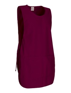 Grembiule a Poncho Bordeaux con Tasca modello PINTXO |...