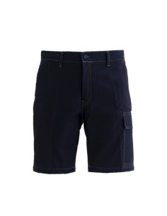 Bermuda da Lavoro 100% Cotone Leggero Blu Scuro |...