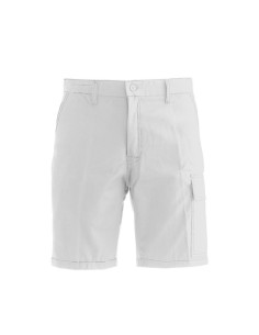 Bermuda da Lavoro 100% Cotone Leggero Bianco | SERIOPLUS+...