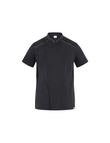 Giacca da Cuoco Nera a Mezza Manica Slim Fit | Modello OMAR GIBLOR’S