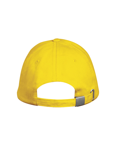 Cappellino Giallo Sol’s Long Beach in Cotone Twill 260 | 5 Pannelli Personalizzabile