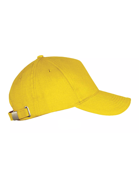 Cappellino Giallo Sol’s Long Beach in Cotone Twill 260 | 5 Pannelli Personalizzabile