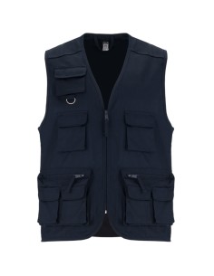 Gilet Multitasche Estivo Blu Scuro Leggero | Poliestere e...