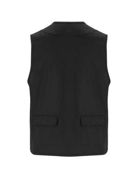 Gilet Multitasche Estivo Nero Leggero | Poliestere e Cotone 200 g/m²