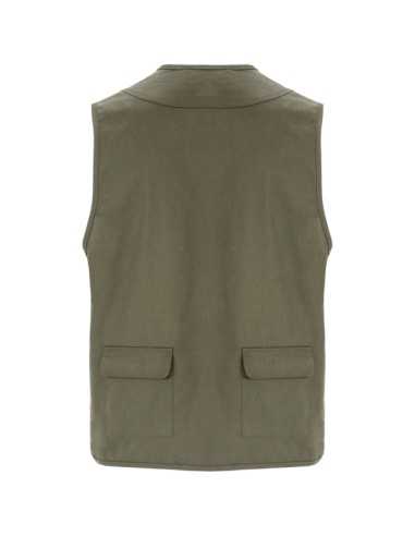 Gilet Multitasche Estivo Verde Militare Leggero...