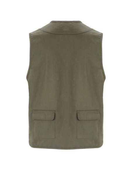 Gilet Multitasche Estivo Verde Militare Leggero | Poliestere e Cotone 200 g/m²