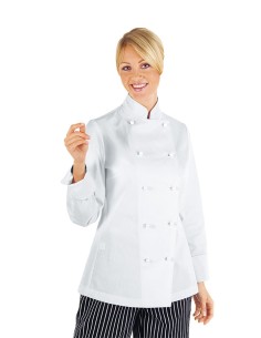 Giacca da Cuoca Lady Bottoni Antipanico| Isacco | 100%...