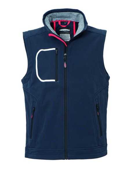Gilet da Lavoro Blu Modello TECH+ | ROSSINI Softshell Antivento e Idrorepellente – Ultimi Pezzi