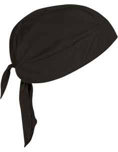 Bandana da Cuoco Nera | Modello BARBECUE