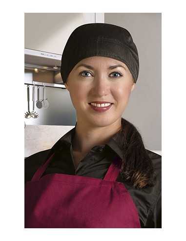 Bandana da Cuoco Nera Modello BARBECUE 210 g/m²...