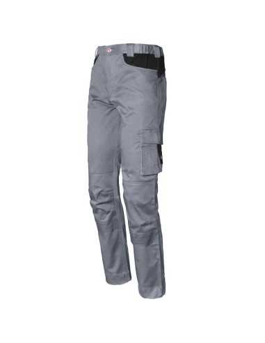 Pantalone da Lavoro Elasticizzato Grigio |...