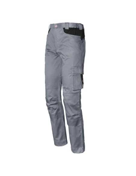 Pantalone da Lavoro Elasticizzato Grigio – Industrial Starter STRETCH | multitasche con porta-ginocchiere| ULTIMI PEZZI