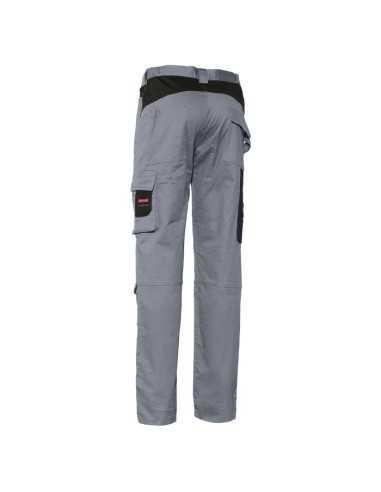 Pantalone da Lavoro Elasticizzato Grigio |...