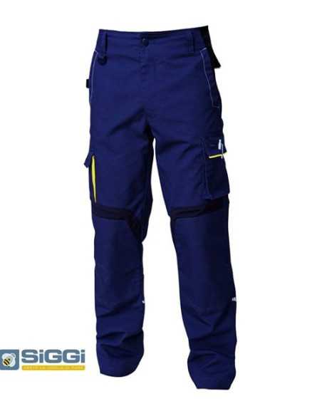 Pantalone da Lavoro EXPLORER Blu – SIGGI Workwear | Canvas 265 g/m², inserti stretch & multitasche | ULTIMI PEZZI