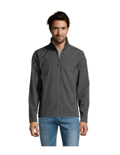 Giacca Softshell Grigia da Lavoro 350 g/m² con Zip | Modello HORIZON