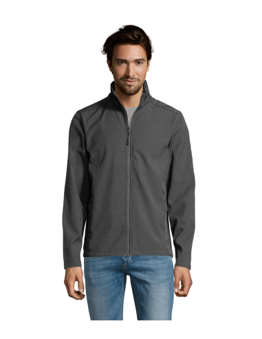 Giacca Softshell Grigia da Lavoro 350 g/m² con Zip | Modello HORIZON