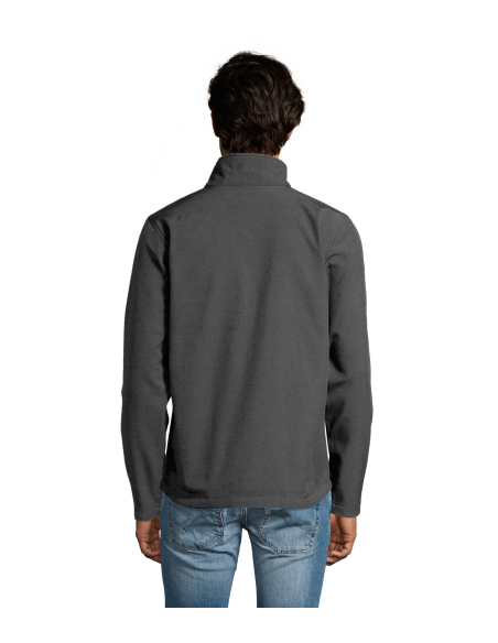 Giacca Softshell Grigia da Lavoro 350 g/m² con Zip | Modello HORIZON