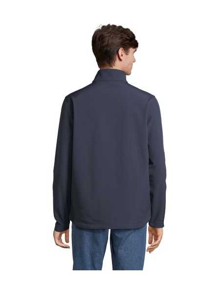 Giacca Softshell Blu Scuro da Lavoro 350 g/m² con Zip | Modello HORIZON
