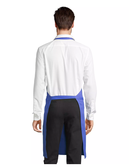 Grembiule da Cuoco Bluette con Pettorina 100% Cotone Twill 180 g/m² 65x90 cm | Modello GLASGOW SOL’S