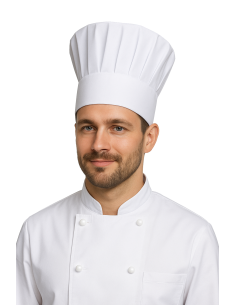 Cappello da Cuoco Bianco Regolabile 100% Cotone 190 g/m² | RISTOHOUSE