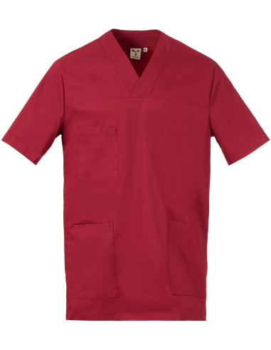 Casacca da Medico Bordeaux da Uomo Elasticizzata HYGENE | Payper