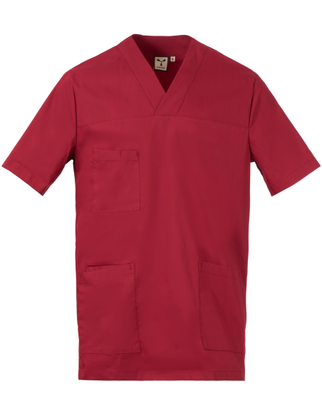 Casacca da Medico Bordeaux da Uomo Elasticizzata HYGENE | Payper