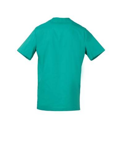 Casacca da Medico Verde da Uomo Elasticizzata...