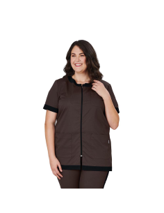 Casacca Donna CARMEN – SIGGI |Tabacco| Zip frontale,...