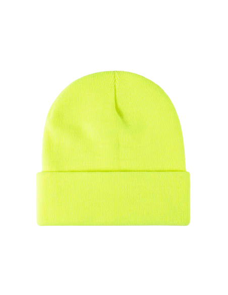 Cuffia Invernale Giallo Alta Visibilità 400 g/m² | Berretto Termico da Lavoro