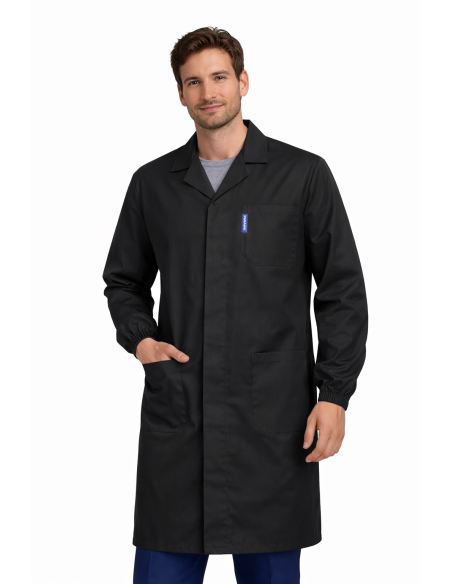 Camice da Lavoro Nero POLYBREMBO con Elastico ai Polsi | ROSSINI