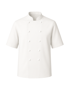 Giacca da Cuoco Bianca 100% Cotone 190 g/m² Manica Corta | Marca RISTOHOUSE