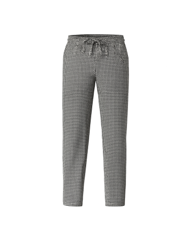 Pantalone da Cuoco Sale e Pepe (Pied de Poule) con Coulisse 100% Cotone 170 g/m² | RISTOHOUSE
