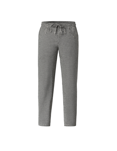 Pantalone da Cuoco Sale e Pepe (Pied de Poule) con Coulisse 100% Cotone 170 g/m² | RISTOHOUSE