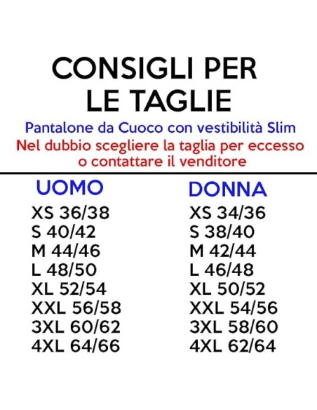 Pantalone da Cuoco Nero con Coulisse 100% Cotone 170 g/m² | RISTOHOUSE