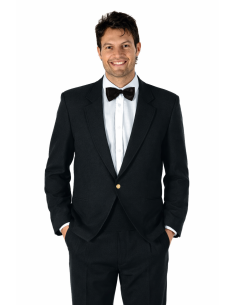 Spencer Nero Unisex Antimacchia Sfoderato | ISACCO