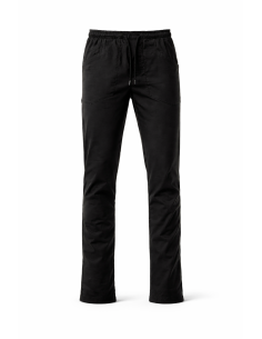 Pantalone da Cuoco Nero Elasticizzato in Ripstop COOK | Payper