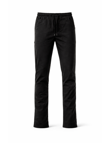 Pantalone da Cuoco Nero Elasticizzato in Ripstop COOK | Payper