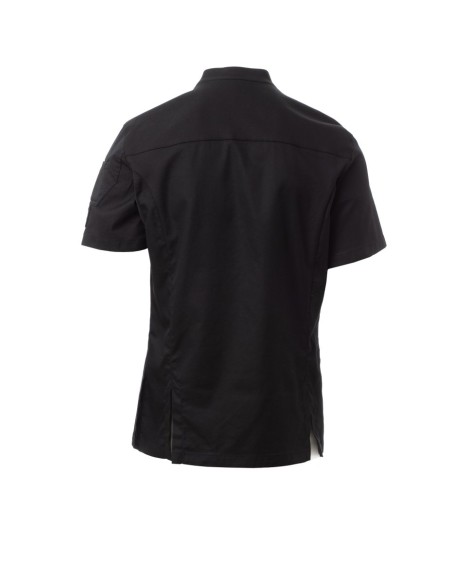 Giacca da Cuoco SUPREME Nera Payper Manica Corta Elasticizzata a Coreana | Payper